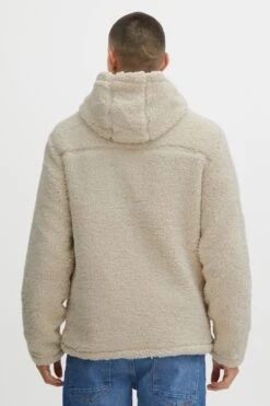 Solid Fleece Jassen Fleece Jas Heren Beige -Herenkleding 68c7d83225befe8de0620669bc6781bd