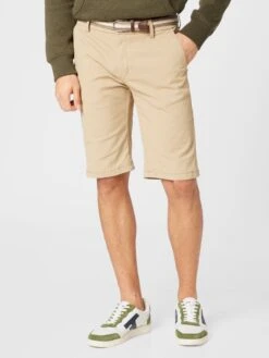 Lindbergh Chino Shorts Regular Chino Heren Beige -Herenkleding 6aab58e29772ef5645d609c285a6d651