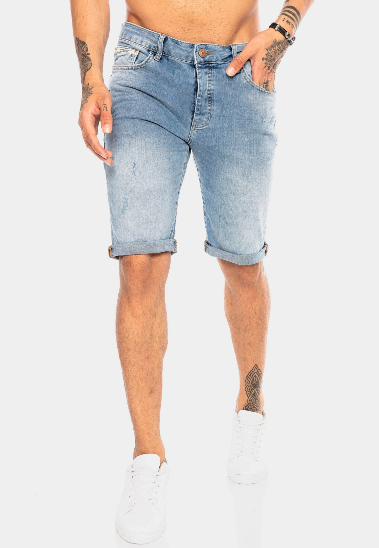 Denim Shorts Regular Jeans Lexington Heren Lichtblauw 3 Denim Shorts Regular Jeans Lexington Heren Lichtblauw - Afbeelding 3