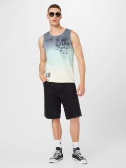 Camp David Tanktops Shirt Heren Donkergrijs -Herenkleding 6e4f22c24e497d42ebb4f22145a429c0
