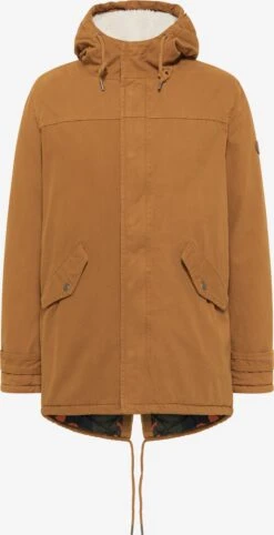 DreiMaster Vintage Parkas Winterparka Gaya Heren Bruin