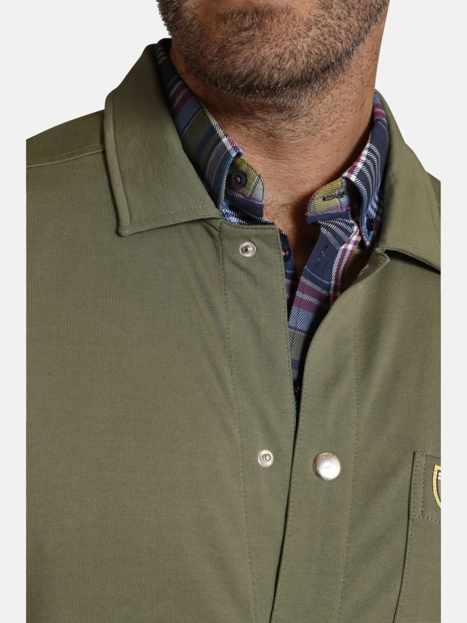 Sweatvesten Sweatvest Duke Gaddo Heren Olijfgroen 4 Sweatvesten Sweatvest Duke Gaddo Heren Olijfgroen - Afbeelding 4