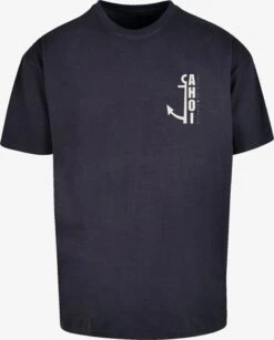F4NT4STIC T-shirts Shirt Ahoi Anker Knut & Jan Hamburg Heren Donkerblauw