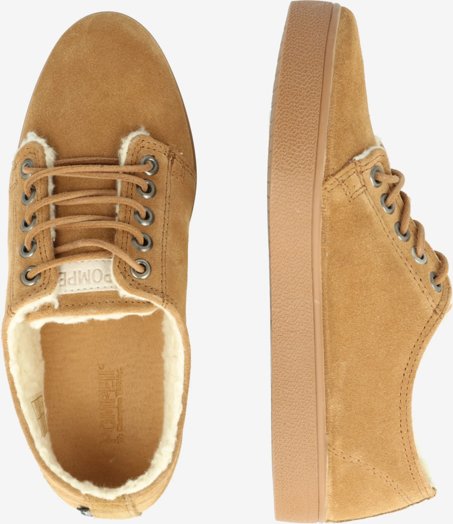 Pompeii Casual Sneakers Sneakers Laag Heren Lichtbruin 2 Pompeii Casual Sneakers Sneakers Laag Heren Lichtbruin - Afbeelding 2