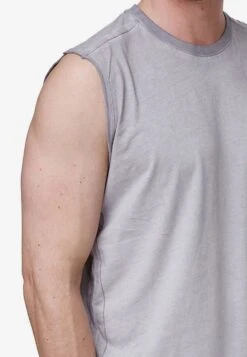 Tanktops Shirt Heren Grijs -Herenkleding 7849da497d782da8ddf80cda785ffbeb