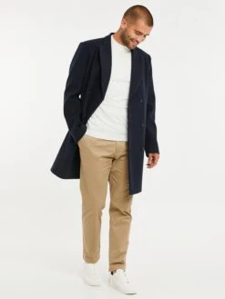 Threadbare Wintermantels Winterjas Heren Navy -Herenkleding 78c0b3c75b52ffb532fa58e7d3dfdc3d