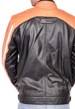 Maze Leren Jassen Tussenjas 4202191 Heren Oranje / Zwart -Herenkleding 7bd98f74f87e5614d298fd8f646c75de