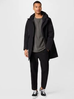 Elvine Wintermantels Winterjas Hjalmar Heren Zwart -Herenkleding 7c606a9a12c786a0e396481ec58afe36