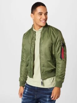 Alpha Industries Tussenjassen Tussenjas Heren Olijfgroen -Herenkleding 7d283c45b870432c19e2e540a660b227
