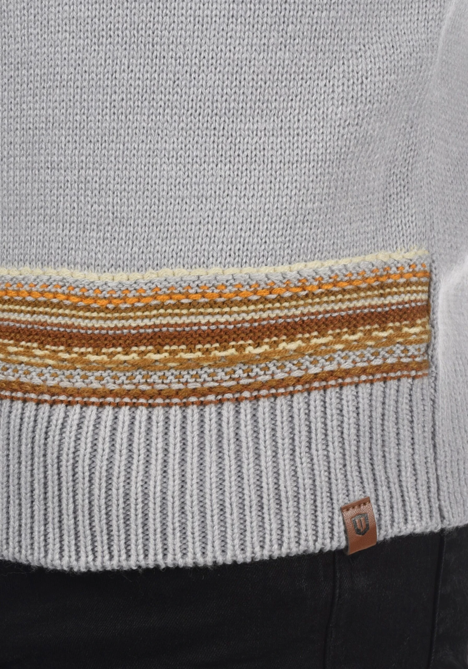 Indicode Jeans Crewneck Truien Trui Lurdes Heren Grijs 6 Indicode Jeans Crewneck Truien Trui Lurdes Heren Grijs - Afbeelding 6