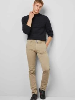 Meyer Chinos Slimfit Chino Heren Lichtbruin -Herenkleding 7e2837462947f3ccde4942f35322a679