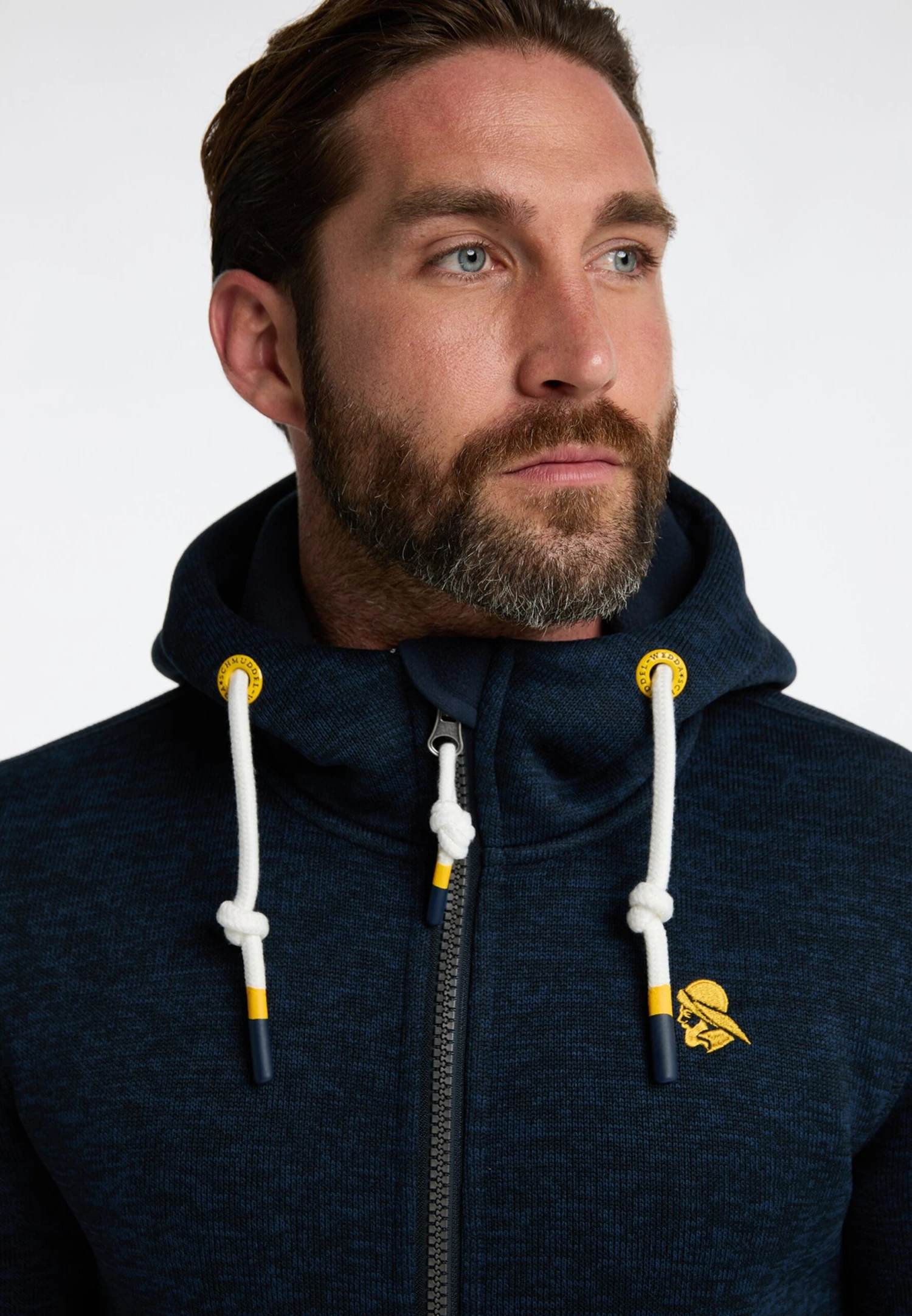 Schmuddelwedda Fleece Jassen Fleece Jas Heren Marine 5 Schmuddelwedda Fleece Jassen Fleece Jas Heren Marine - Afbeelding 5