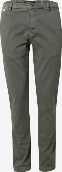 Replay Chinos Slimfit Chino Benni Heren Kaki