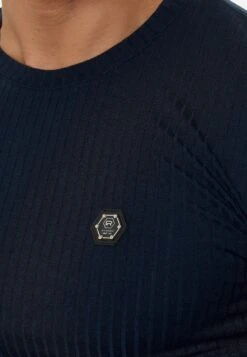 Crewneck Truien Trui Heren Blauw -Herenkleding 7fab7007c63473b6a00c61d95cff82d9