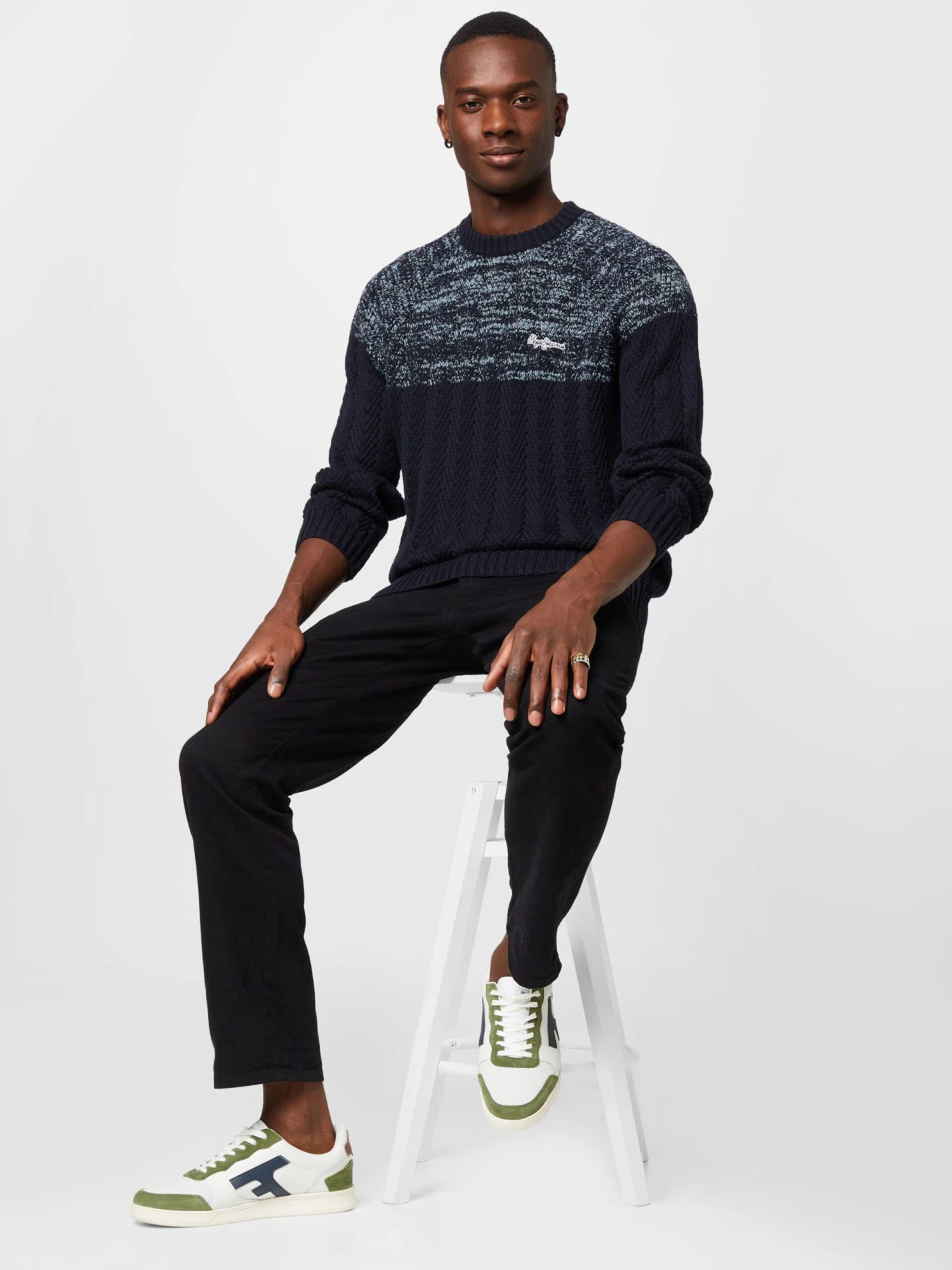 Pepe Jeans Crewneck Truien Trui MANUEL Heren Donkerblauw 4 Pepe Jeans Crewneck Truien Trui MANUEL Heren Donkerblauw - Afbeelding 4