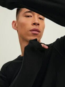 Jack & Jones Crewneck Truien Trui Berg Heren Zwart -Herenkleding 8636d554fbd9c7037eb631e5e1bd1aca