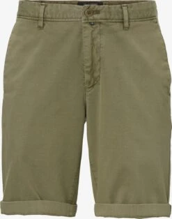 Marc O'Polo Chino Shorts Slimfit Chino Salo Heren Olijfgroen