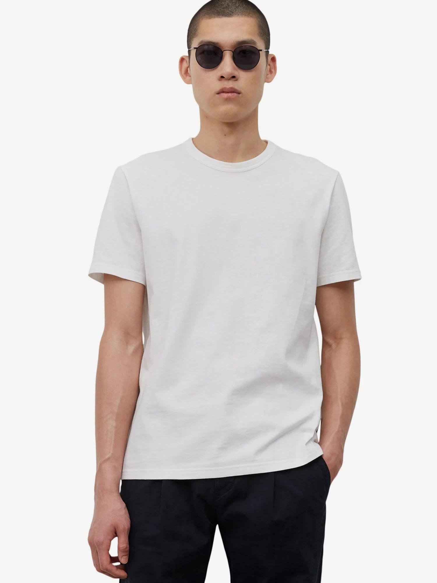 Marc O'Polo T-shirts Shirt Heren Offwhite 2 Marc O'Polo T-shirts Shirt Heren Offwhite - Afbeelding 2