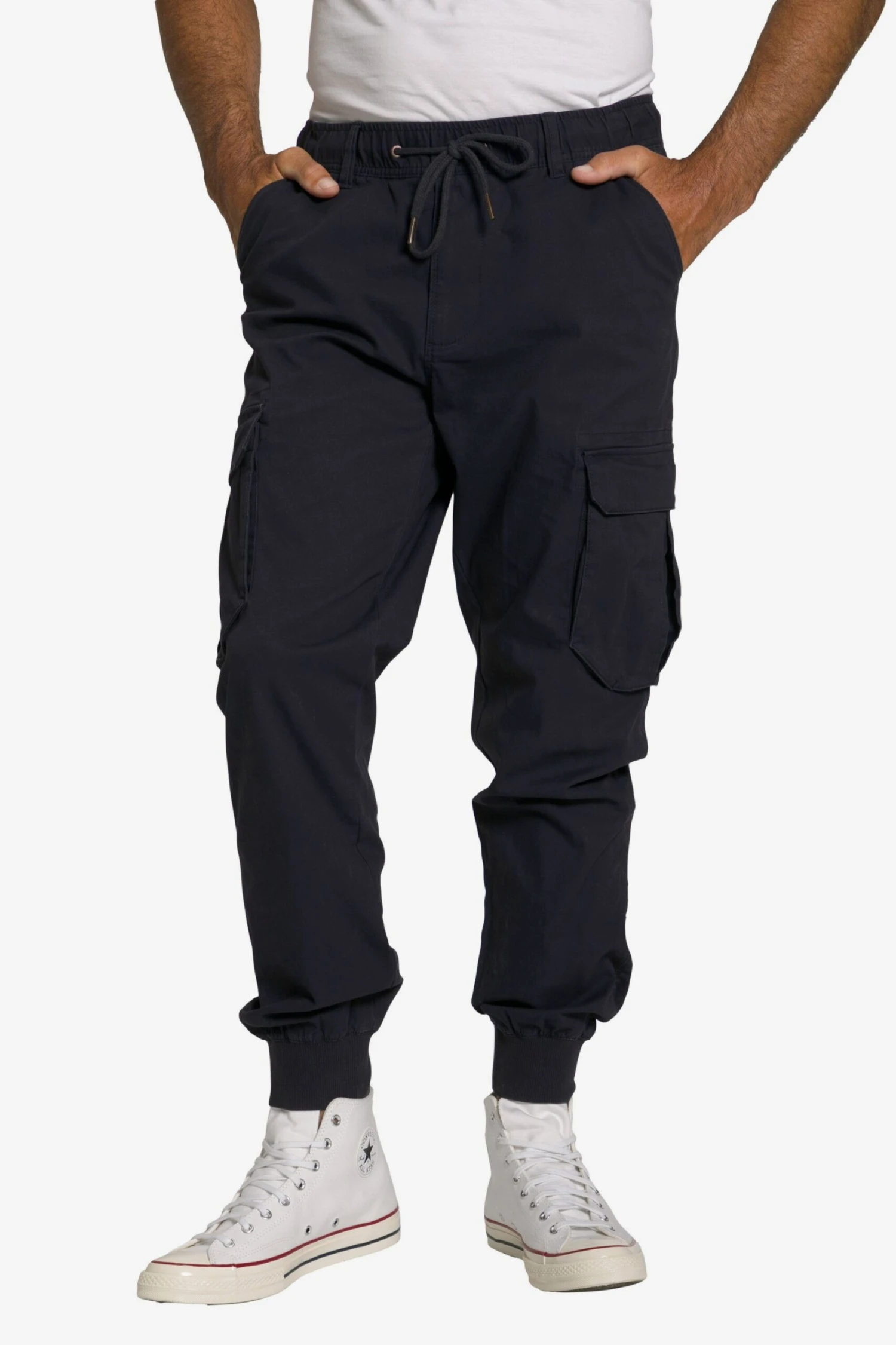 JP1880 Cargobroeken Tapered Cargobroek Heren Zwart 3 JP1880 Cargobroeken Tapered Cargobroek Heren Zwart - Afbeelding 3