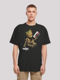 F4NT4STIC T-shirts Shirt Marvel Guardians Of The Galaxy Vol2 Groot Tape Heren Zwart 9 F4NT4STIC T-shirts Shirt Marvel Guardians Of The Galaxy Vol2 Groot Tape Heren Zwart -Herenkleding 88d80045d11dd3fcc4f6339353dd37bc