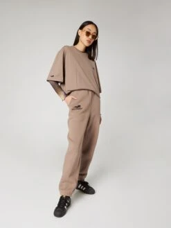 Sweatpants Tapered Broek Kenan Heren Lichtbruin -Herenkleding 8b814bc2baeaa60c9610789ad25c2cb3