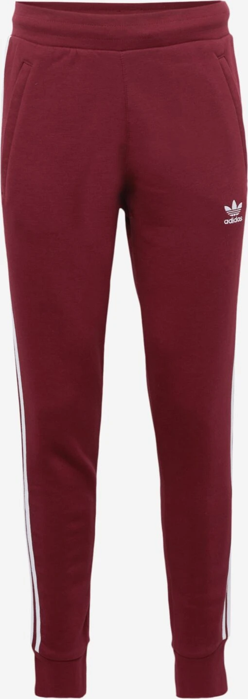 Adidas Originals Sweatpants Tapered Broek Heren Karmijnrood