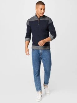 Tom Tailor Coltruien Trui Heren Donkerblauw -Herenkleding 8e96d3e15242c7e13dde1bb5f2db6476