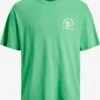 Jack & Jones T-shirts Shirt BURGER Heren Lichtgroen
