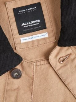 Jack & Jones Spijkerjassen Tussenjas Derek Heren Lichtbruin -Herenkleding 91600d13d00fcc47619e6b8a9f1edad9