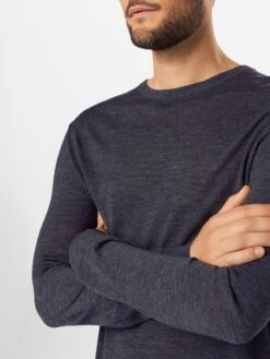 Tiger Of Sweden Crewneck Truien Regular Fit Trui Nichols Heren Antraciet -Herenkleding 937af5320266518a7fc0f3d88abef255