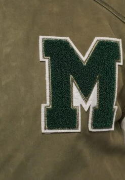 Mustang Leren Jassen Tussenjas Heren Olijfgroen -Herenkleding 93fcc952883d6d917de053eaaf133ae7