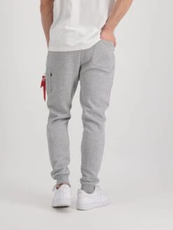 Alpha Industries Sweatpants Tapered Broek Heren Grijs Gemêleerd -Herenkleding 942547da1101032efe0a9b842c8312b9