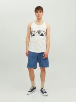 Jack & Jones Tanktops Shirt Heren Wit -Herenkleding 94af080f45642c183dcb36f30cd1981d