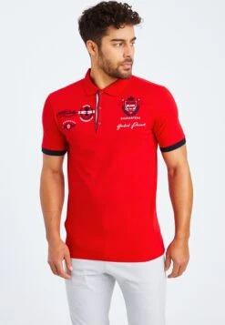 Polos Shirt Heren Rood -Herenkleding 94fb97f8660a99e90e5dabc0daafe0eb