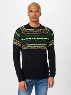 Blend Crewneck Truien Trui Heren Zwart -Herenkleding 96e7f8d874fffb97c06c124025fd7165