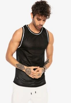 Tanktops Shirt Arlington Heren Zwart -Herenkleding 9847ba45af57b59b7d3f015a4755e098