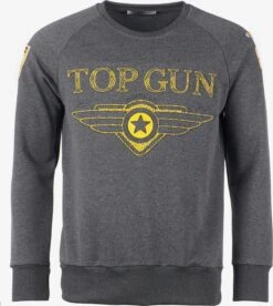 Top Gun Sweatshirts Sweatshirt Heren Donkergrijs