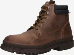 Jack & Jones Boots & Laarzen Veterboots STATHAM Heren Bruin