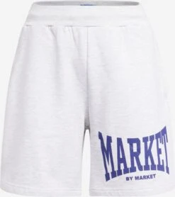 MARKET Sweat Shorts Loosefit Broek Heren Lichtgrijs