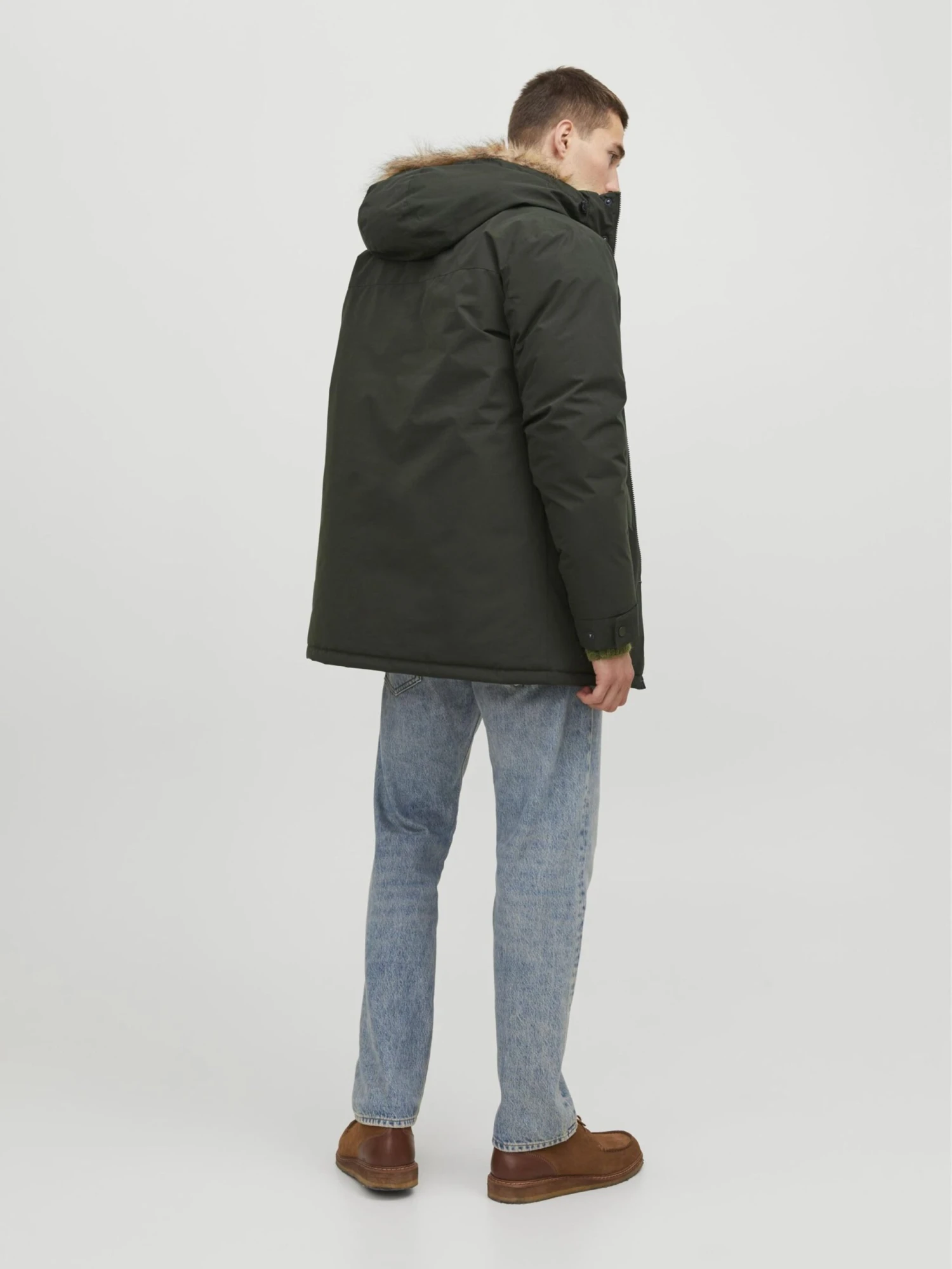 Jack & Jones Parkas Winterparka Champ Heren Donkergroen 3 Jack & Jones Parkas Winterparka Champ Heren Donkergroen - Afbeelding 3