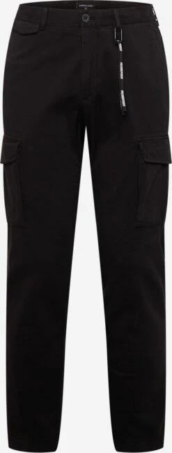 Strellson Cargobroeken Loosefit Cargobroek Lucco Heren Zwart