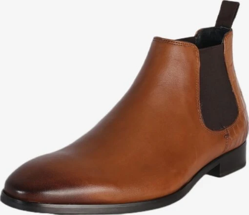 Enkelboots Chelsea Boots Heren Cognac