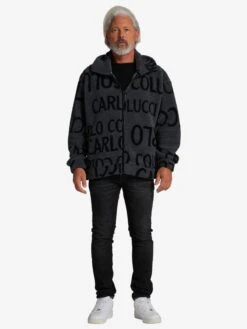 CARLO COLUCCI Sweatvesten Sweatvest Cordua Heren Antraciet -Herenkleding 9d7354fdc43ca44a10297c32a11f2cfe