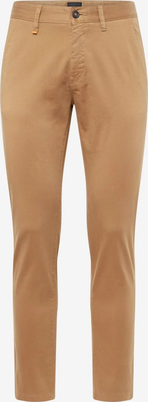 BOSS ORANGE Chinos Slimfit Chino Taber Heren Sand