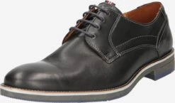 Lloyd Nette Schoenen Veterschoen Haldan Heren Zwart