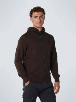 No-Excess Sweatvesten Met Capuchon Sweatvest Heren Donkerbruin -Herenkleding a33f6942ef2c6501606a9b6dafa9988e