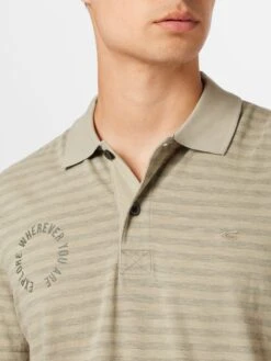 Camel Active Polos Shirt Heren Kaki -Herenkleding a38a7e973638dbb63357b76d9e1d0e55