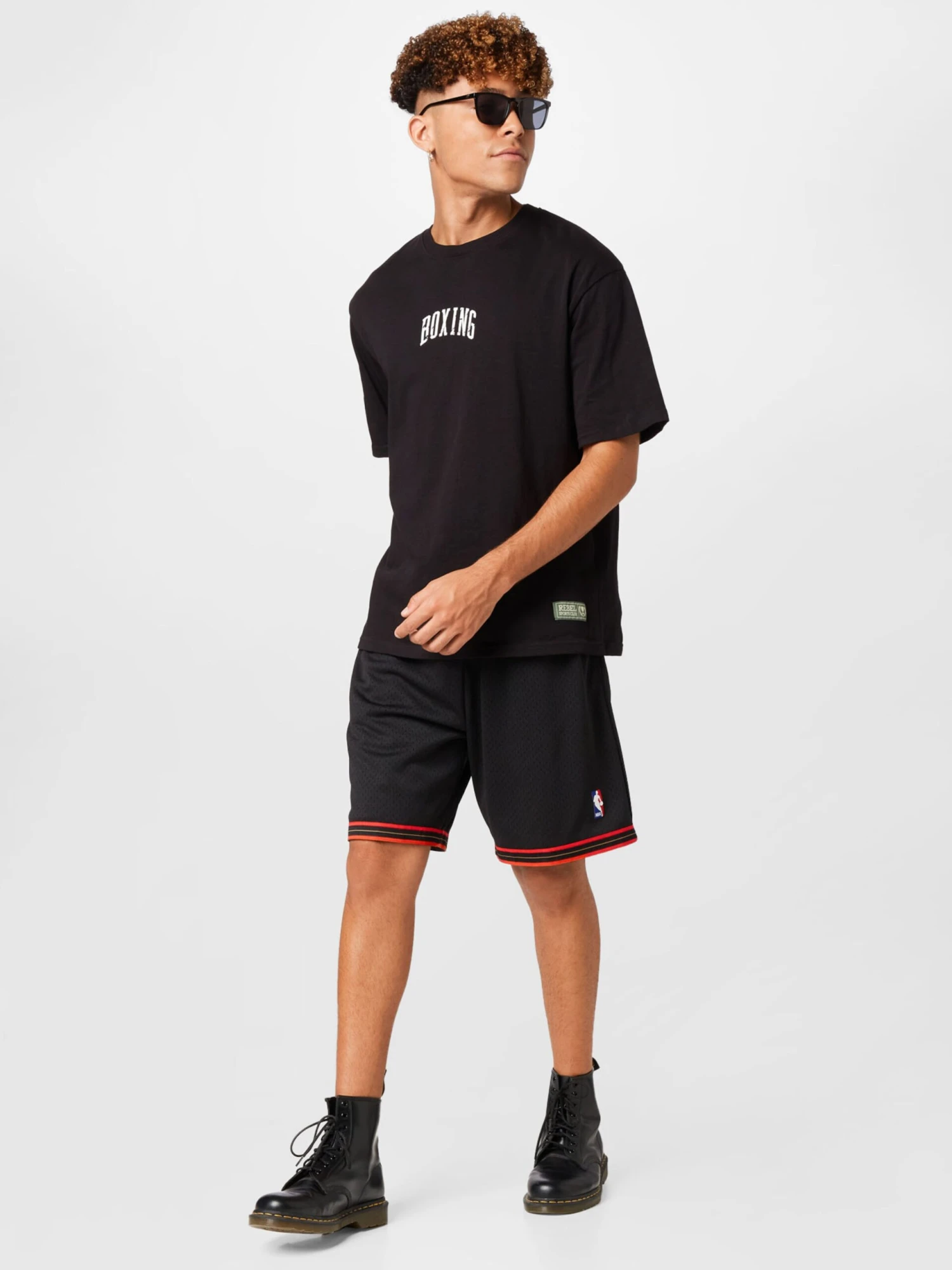 Mitchell & Ness Shorts Loosefit Functionele Broek Heren Zwart 5 Mitchell & Ness Shorts Loosefit Functionele Broek Heren Zwart - Afbeelding 5