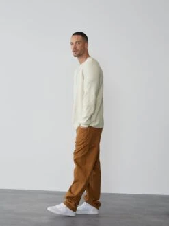 Crewneck Truien Regular Fit Trui Laurenz Heren Beige -Herenkleding a441effb91198feff48aec5adf8527a1