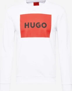 Hugo Sweatshirts Sweatshirt Duragol222 Heren Wit